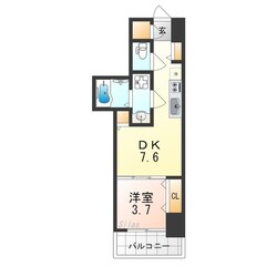 中百舌鳥駅 徒歩7分 14階の物件間取画像